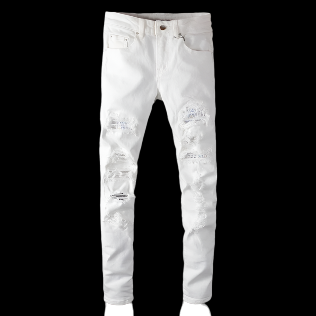 White Crystal Jeans